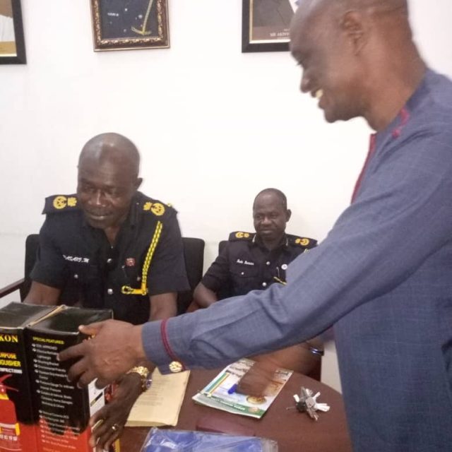 Visit To Director And Management Staff Of Lagos State Fire Service